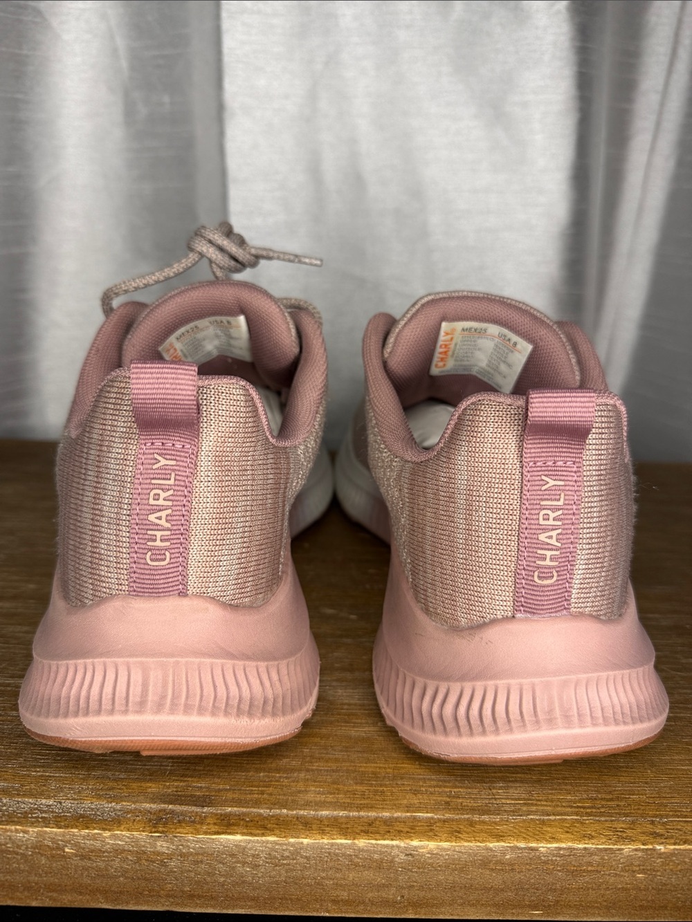 Charly Trote Pink Ombré Mesh Walking Low Impact Athleisure Foam Insole Women’s 8 - Picture 4 of 11